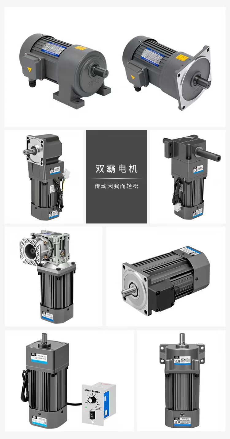 双霸电机明星产品全家福